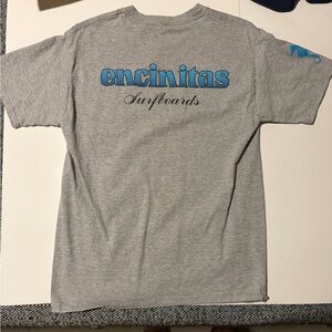 Encinitas Surfboards men’s short sleeve Gray T-Shirt San Diego